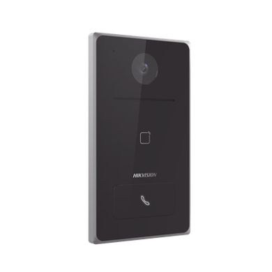 [DS-KV6133-ME1] Frente de Calle IP 2 Megapixel Standalone / PoE Estandar / IP65  / Apertura desde Hik-connect / Soporta 1 Departamento / Soporta Tarjetas Mifare / 1 Salida Relay
