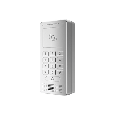 GRANDSTREAM Audioportero IP (SIP), Antivandálico, apertura por código, llamada y/o tarjeta, teclado iluminado