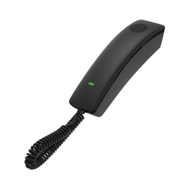 Teléfono IP profesional para Hotelería, montaje en pared,  teclado numérico estándar, conferencia de 3 vías, Opus y PoE.