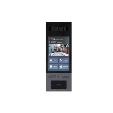 [X915SKIT] Frente de Calle Antivandálico IK10 / Incluye montaje / Administración 100% en la Nube / Notificación a APP / Llamada Telefónica / ANDROID / SIP / ONVIF /Reconocimiento Facial / QR y PIN para Visitas / IP66 / Bluetooth / NFC