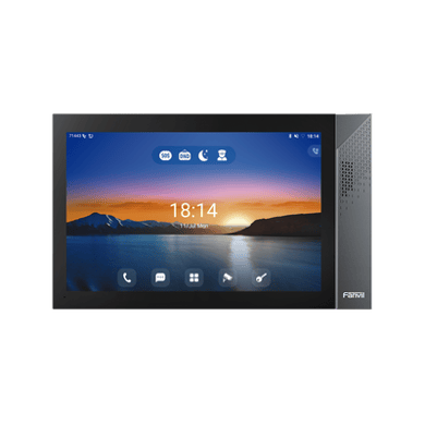 Monitor IP/SIP para interior con Android, Wi-Fi, Bluetooth, Pantalla táctil de 10.1, audio de 2 vías, PoE, 8 interfaces de entrada de alarma.