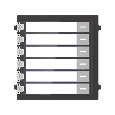 [DS-KD-KK] Módulo de Botones Para Videoportero Modular / Llamada de un solo Toque / Soporta Hasta 6 Monitores Principales