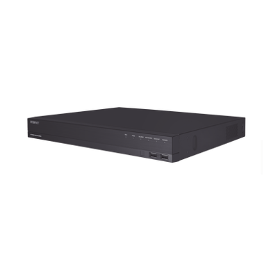 [ARN-1610S] NVR 16 canales grabacion hasta 8MP / H.265 / P2P Wisenet / 16 puertos PoE Plug and Play / 80 Mbps para grabacion.